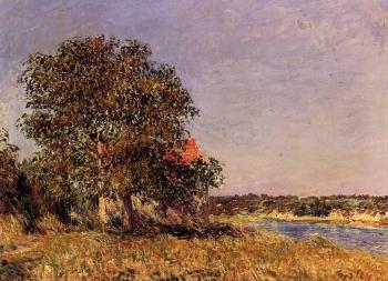 Alfred Sisley : The Plain of Thomery and the Village of Champagne
